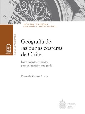 cover image of Geografía de las dunas costeras de Chile